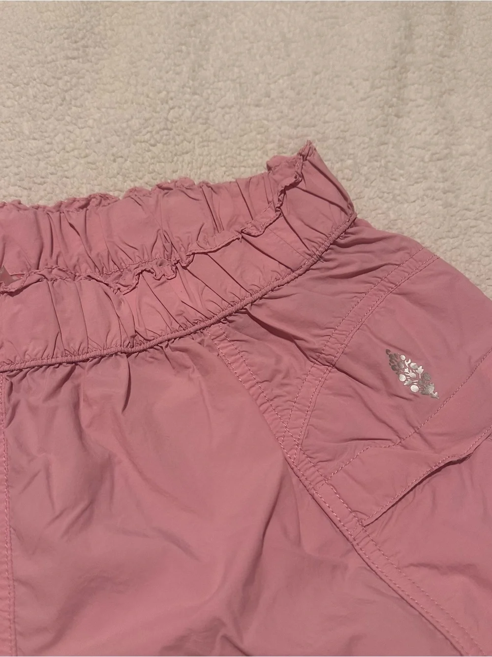 free people movement pink in the wild shorts small